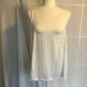 Xersion White Scoop Neck activewear Tank Top size petite XL
